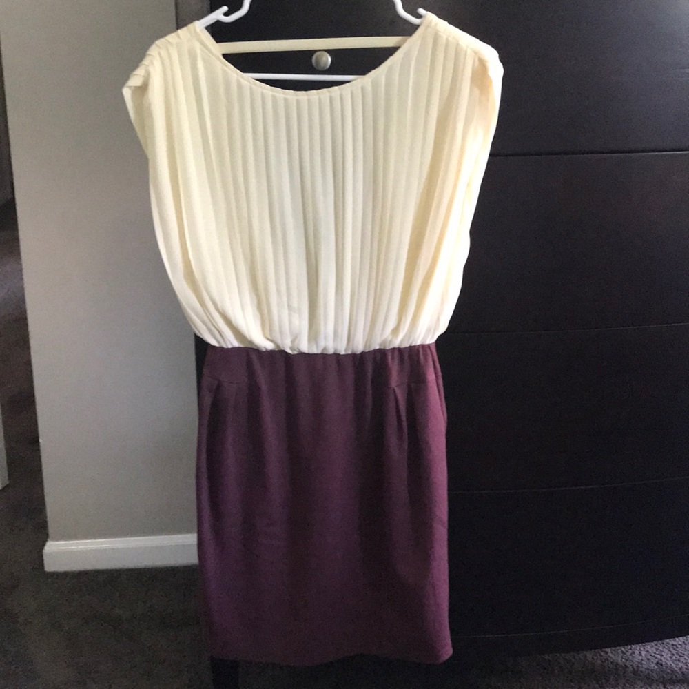 Mini, open back dress